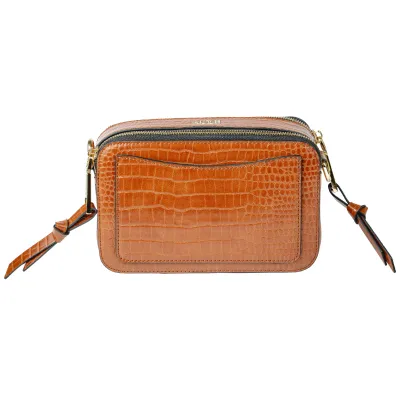 Coco Croc Cross Body Bag-T-Brown